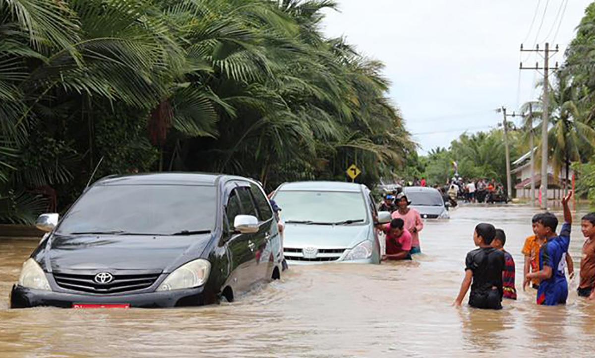 Wilayah Aceh Jaya yang Kembali Terendam Banjir