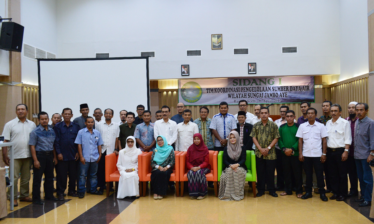  Sidang I TKPSDA Wilayah Sungai (WS) Jambo Aye Periode II Tahun 2017