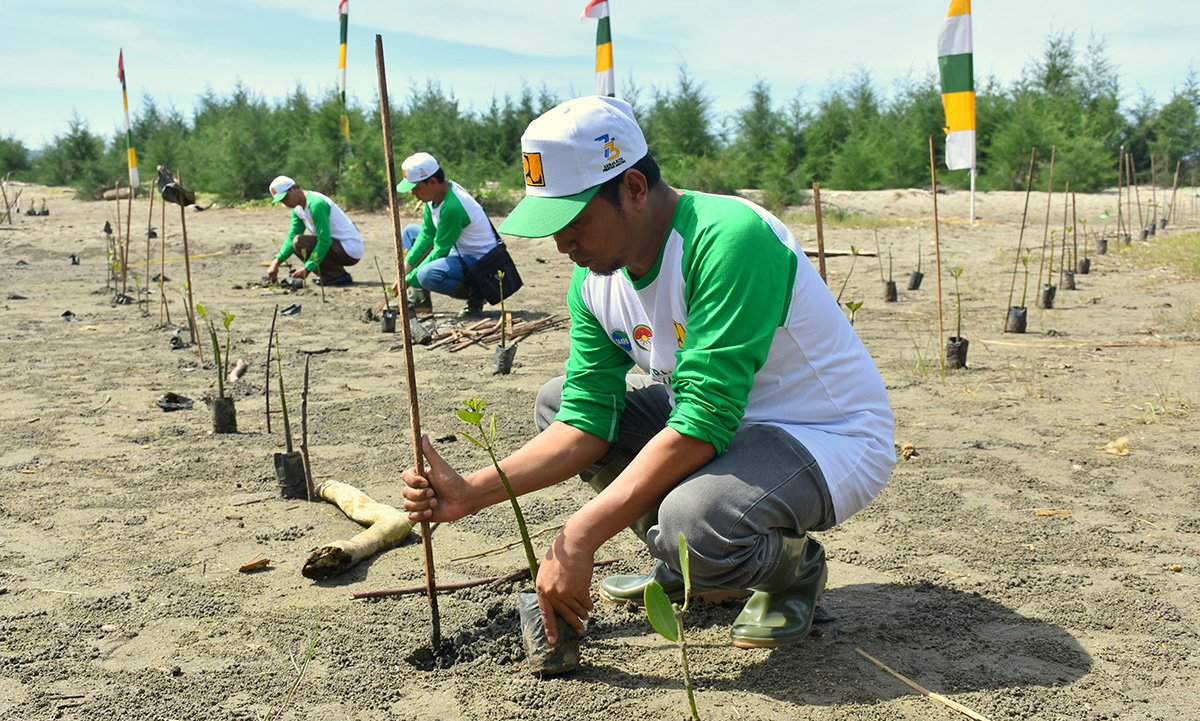 Penanaman Pohon dalam Rangka Hari Bakti PU dan hari Dharma Wanita Nasional Tahun 2018