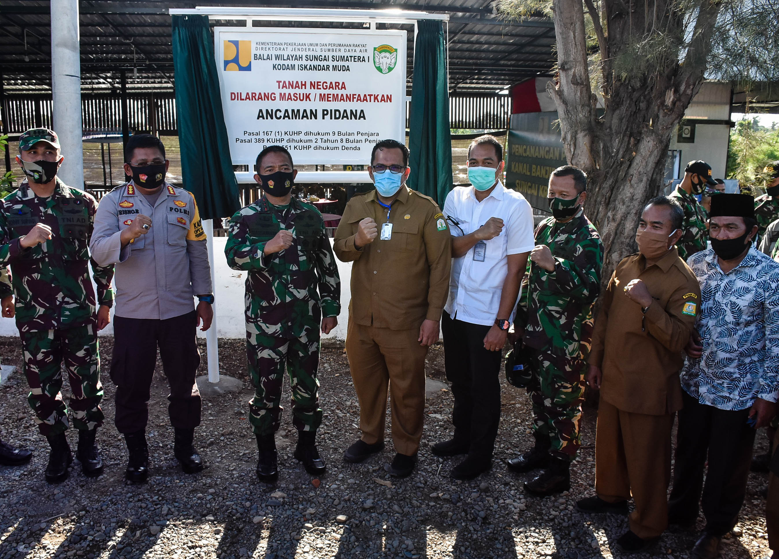 Pencanangan Penataan Kanal Banjir Bantaran Sungai Krueng Aceh