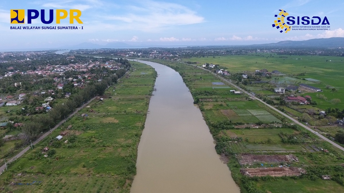 Bantaran Kanal Banjir Krueng Aceh