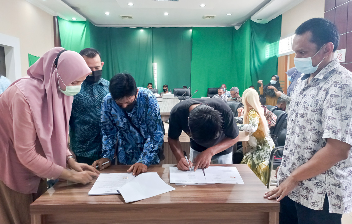 Penandatanganan Pakta Integritas dan Perjanjian Kerja Sama P3-TGAI Tahun 2021