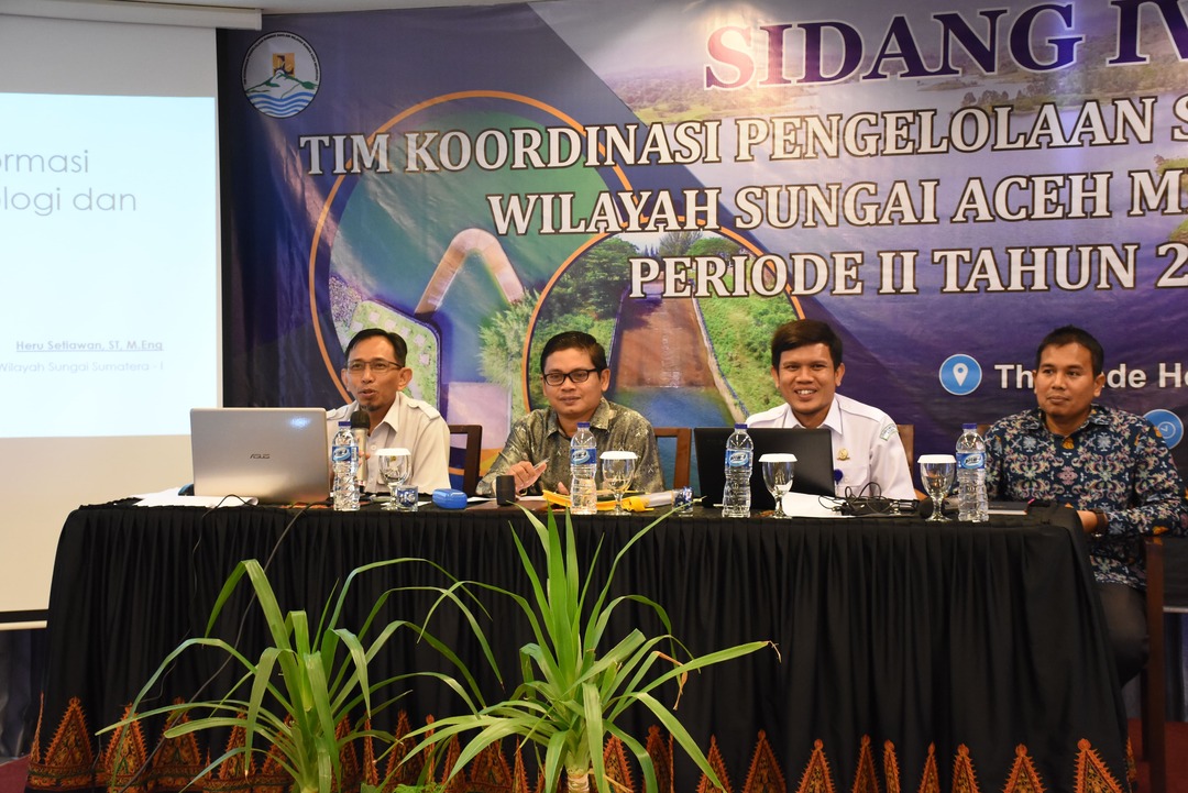 Monitoring dan Evaluasi Matriks Rencana Aksi Pengelolaan Sistem Informasi Hidrologi, Hidrometeorologi dan Hidrogeologi (PSIH3) Pada Wilayah Sungai Aceh-Meureudu