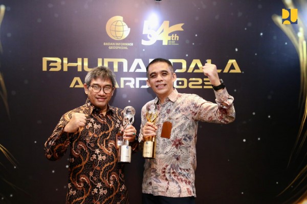 Kembangkan Inovasi Geospasial IKN Nusantara, Kementerian PUPR Raih Penghargaan Bhumandala Award 2023