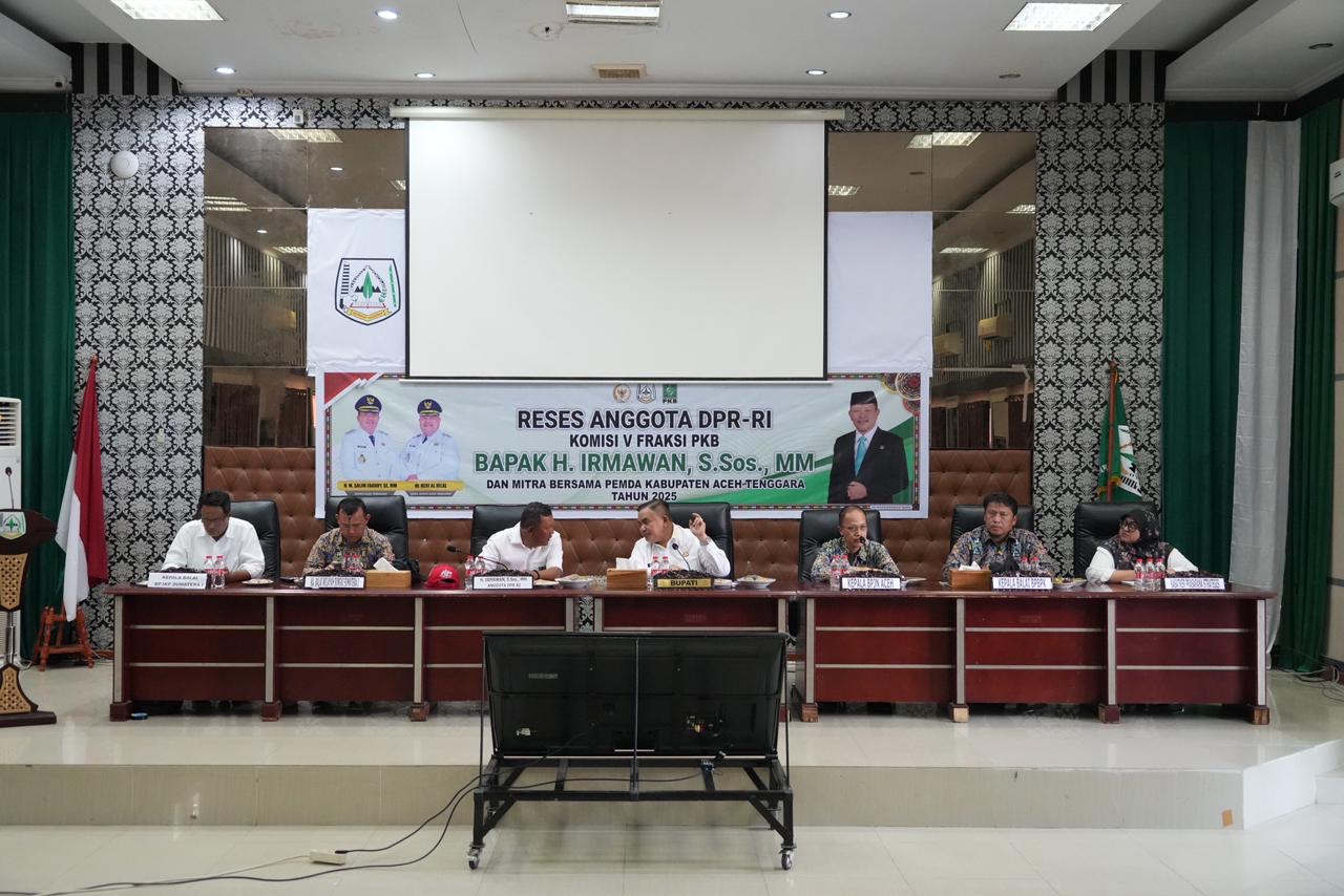 Kepala BWS Sumatera I menghadiri Reses Anggota DPR Ri di kabupaten Aceh Tenggara